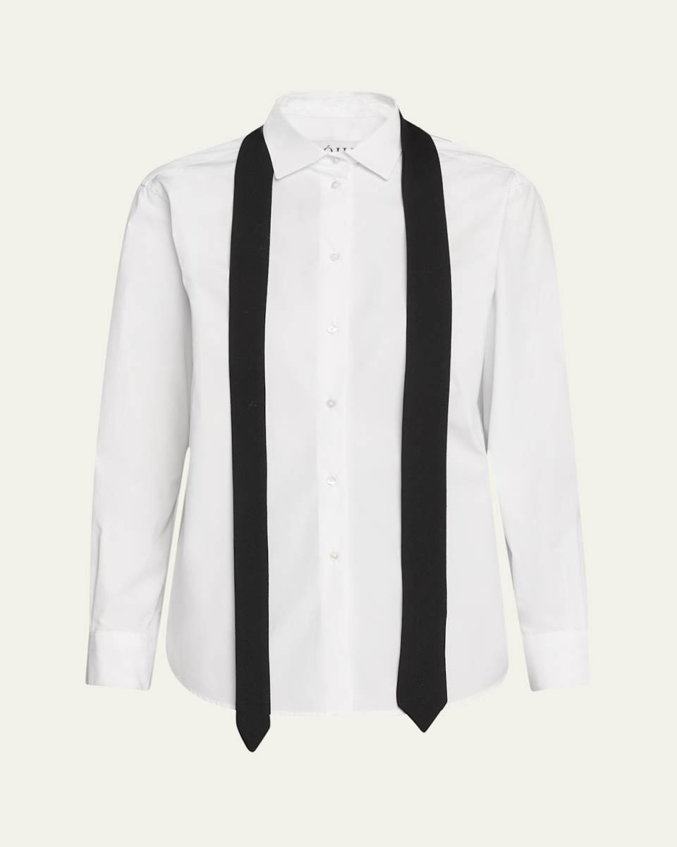 Detachable Tie Shirt